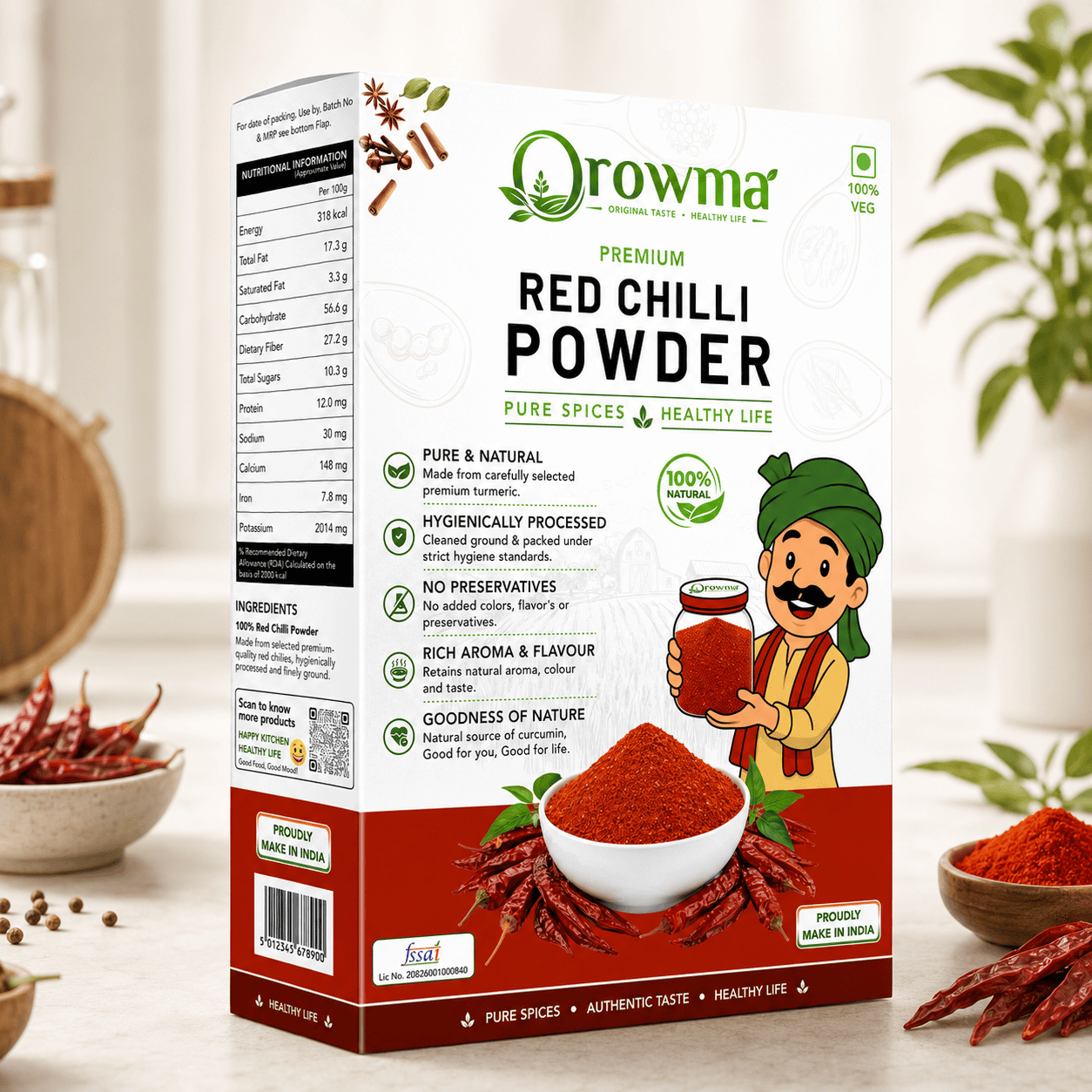 Premium Red Chilli Powder – 100% Natural | Buy Online
